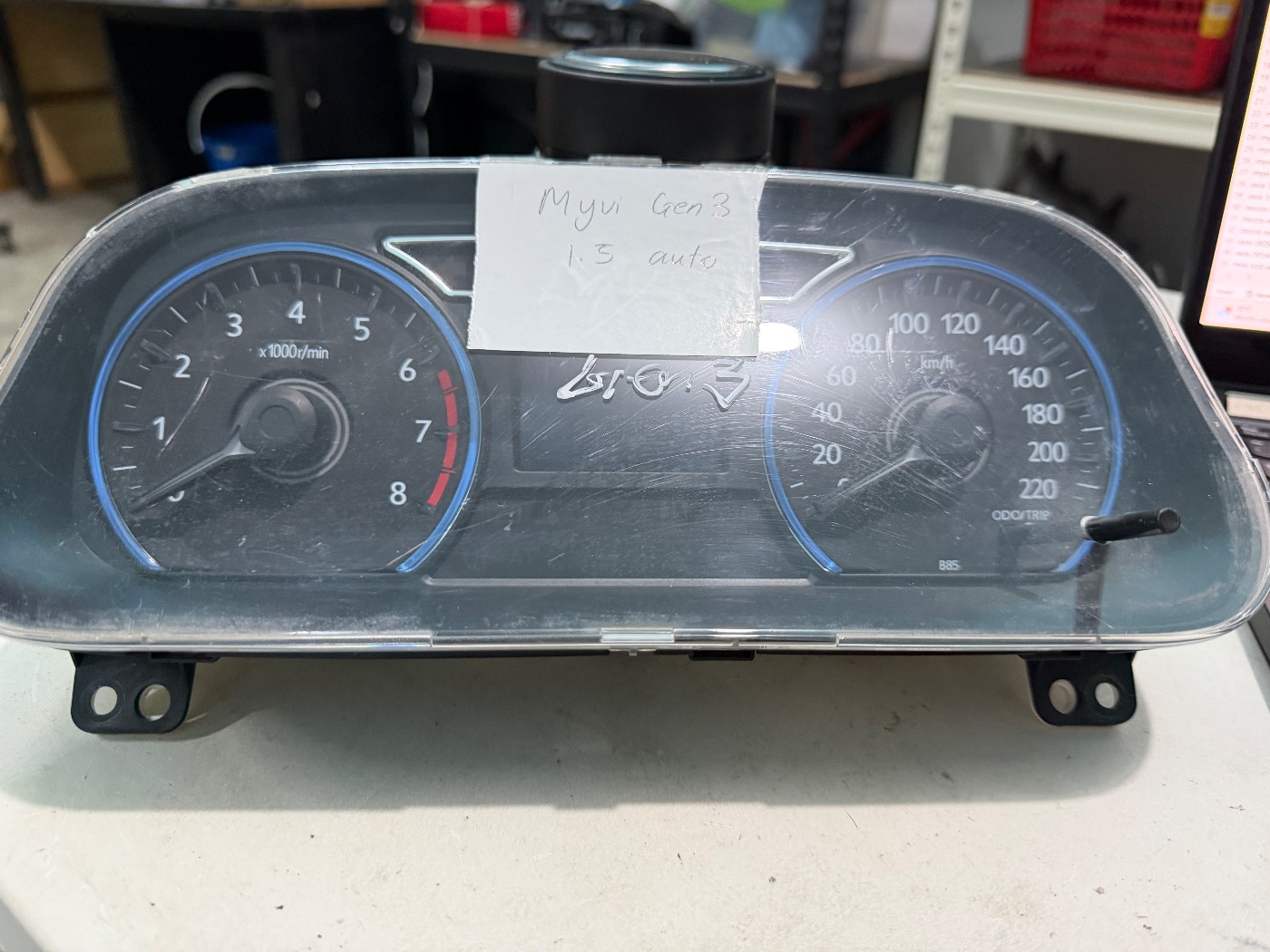 Meter cluster Perodua Myvi 3rd Gen AT 1.5